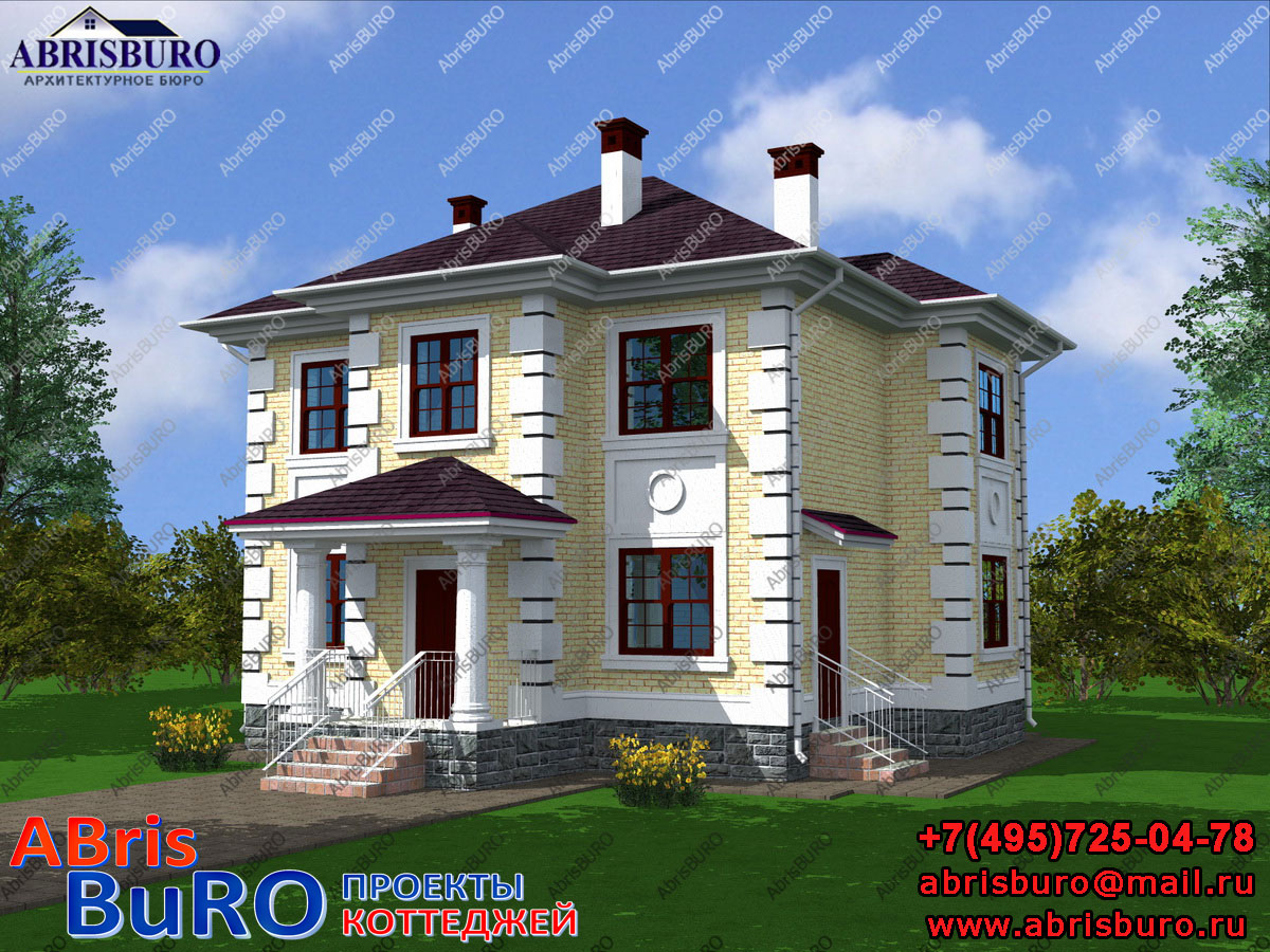 Проекты домов Московский дворик K1112-136