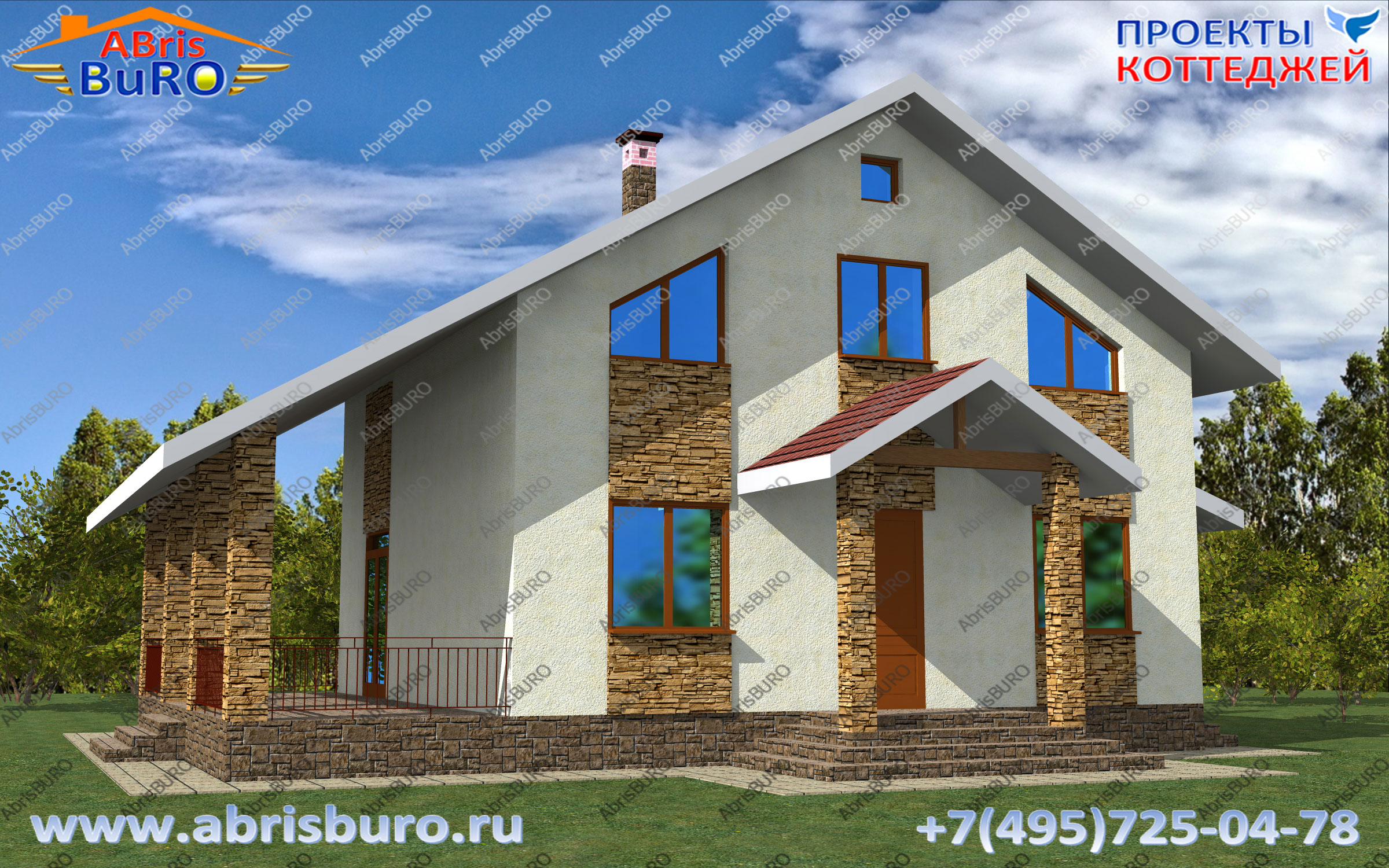 Дома и коттеджи с террасой на сайте www.abrisburo.ru
