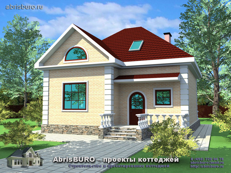 Дома в полтора этажа: проекты и цены на строительство в СПб