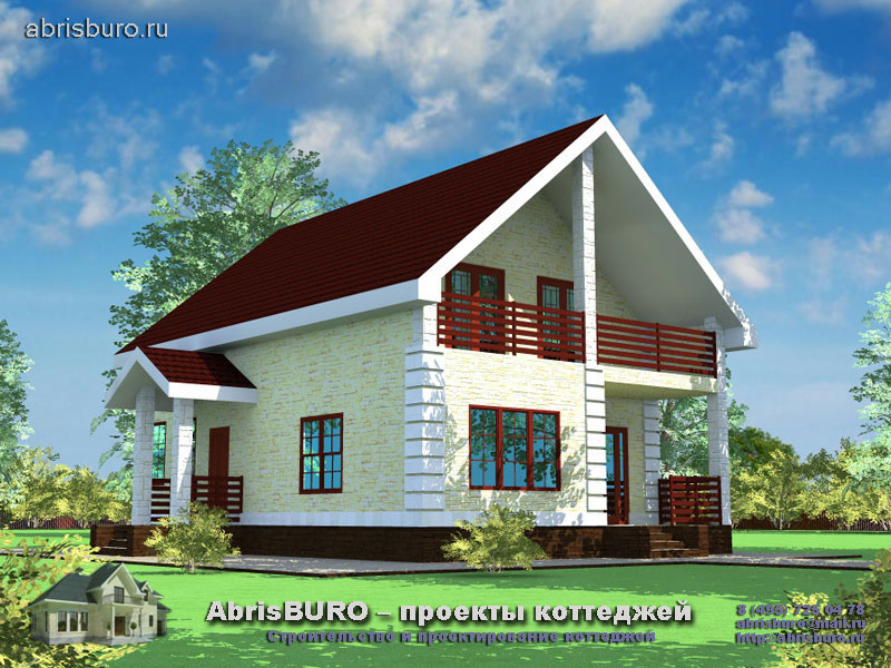 Проекты недорогих загородных домов эконом класса в Новосибирске