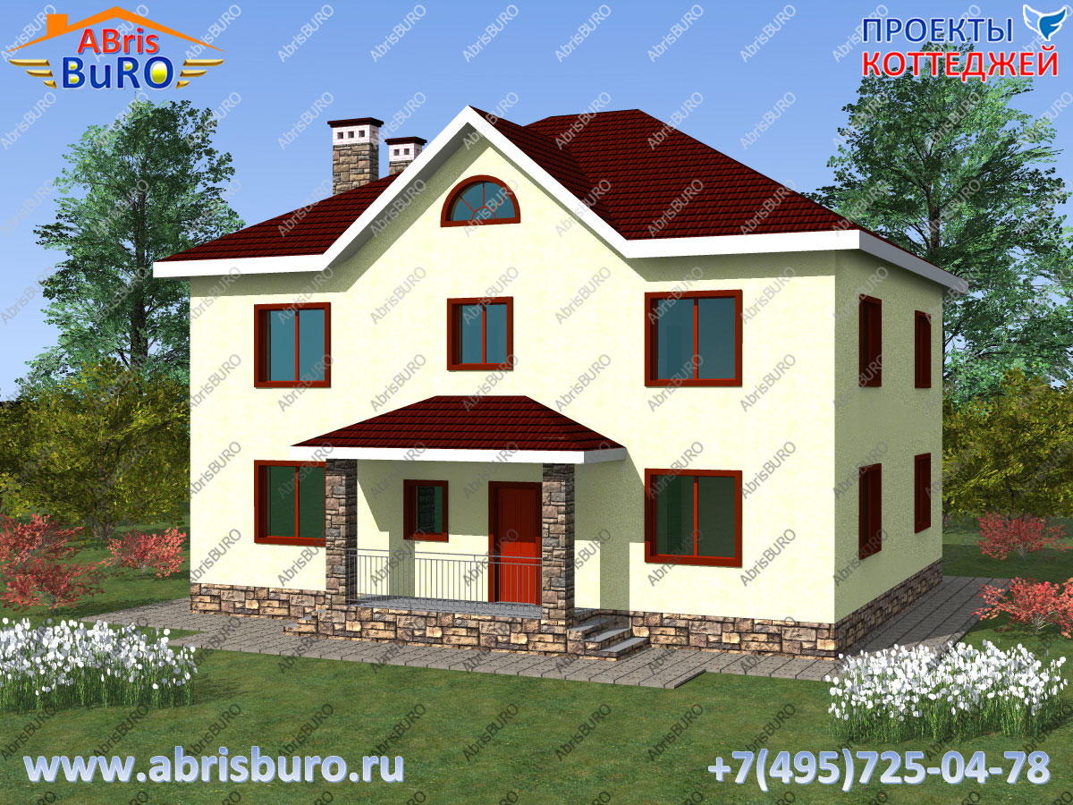 Проекты прямоугольных домов - планировки, фото, цены на строительство коттеджей в Москве