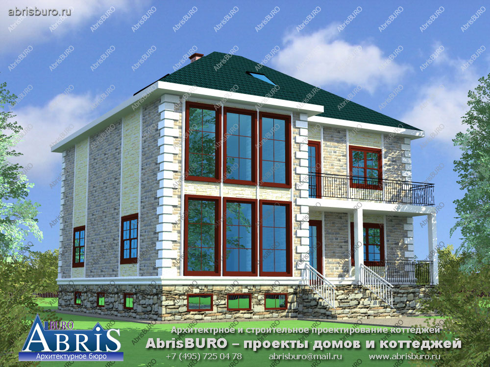 Проекты домов и коттеджей архитектурной фирмы ABRISBURO