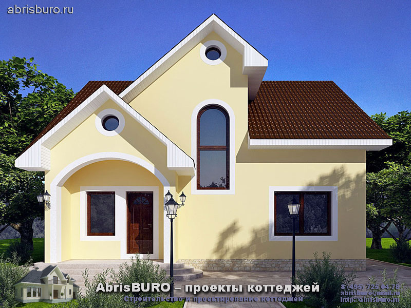 Строительство дома 175м2 по проекту АБРИСБЮРО сайт www.abrisburo.ru
